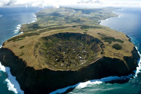 Isla-de-pascua paisaje