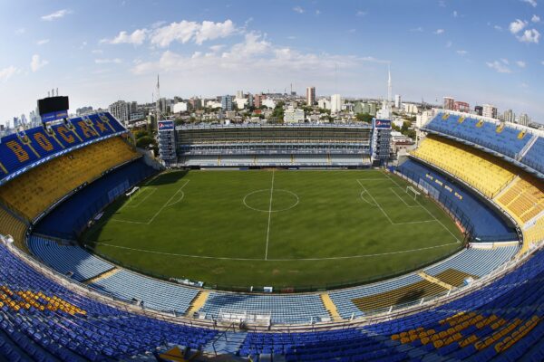 Vista del Estadio Alberto J Armando (Bombonera).
Previo al clasico, la Bombonera ya est preparada.
28 de marzo de 2014.
Foto: Javier Garcia Martino / Photogamma.